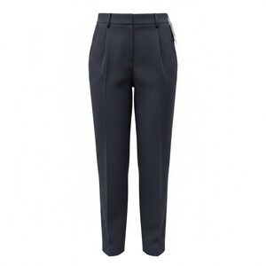 NWT Dress Pants Savion 8 Womens Navy High Rise Pleated‎ Tapered Trousers 103812